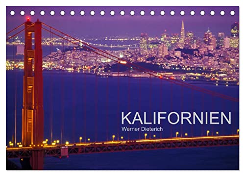 KALIFORNIEN (Tischkalender 2024 DIN A5 quer), CALVENDO Monatskalender von CALVENDO