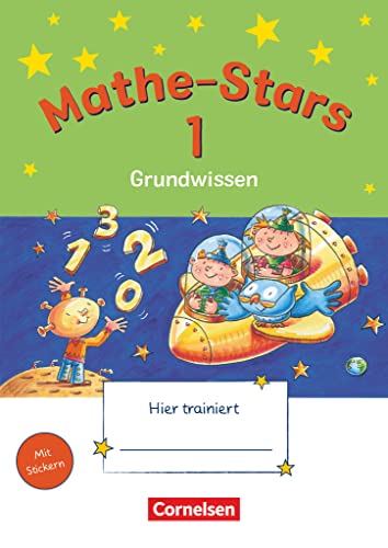 Mathe-Stars - 1. Schuljahr - Grundwissen: Übungsheft mit Lösungsheft: Übungsheft - Mit Lösungen (Mathe-Stars: Grundwissen)