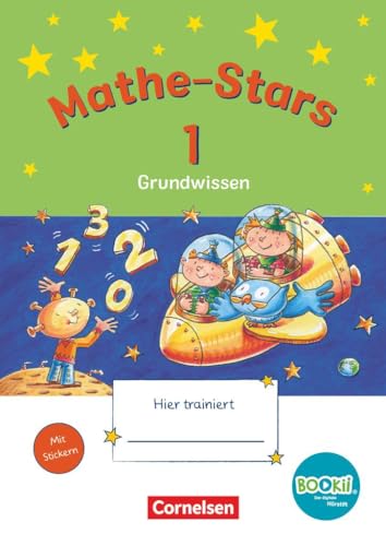 Mathe-Stars - Grundwissen - BOOKii-Ausgabe - 1. Schuljahr: Übungsheft - Mit Lösungen