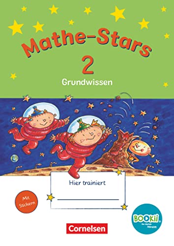 Mathe-Stars - Grundwissen - BOOKii-Ausgabe - 2. Schuljahr: Übungsheft - Mit Lösungen