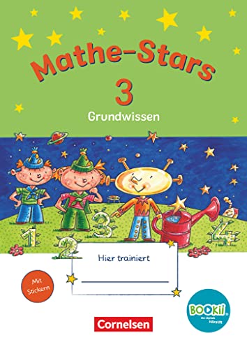 Mathe-Stars - Grundwissen - BOOKii-Ausgabe - 3. Schuljahr: Übungsheft - Mit Lösungen