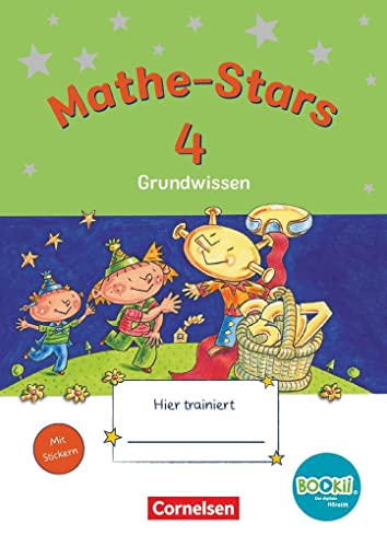 Mathe-Stars - Grundwissen - BOOKii-Ausgabe - 4. Schuljahr: Übungsheft - Mit Lösungen von Oldenbourg Schulbuchverl.