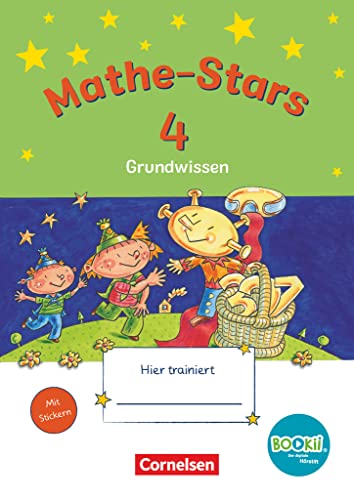 Mathe-Stars - Grundwissen - BOOKii-Ausgabe - 4. Schuljahr: Übungsheft - Mit Lösungen Mathe-Stars - Grundwissen - BOOKii-Ausgabe - 4. Schuljahr: Übungsheft - Mit Lösungen