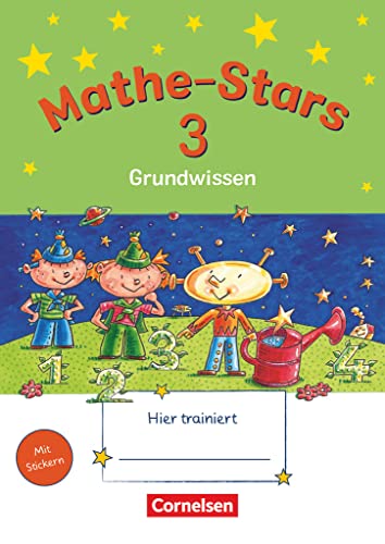 Mathe-Stars - Grundwissen - 3. Schuljahr: Übungsheft - Mit Lösungen von Oldenbourg Schulbuchverl.