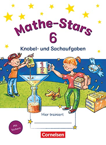 Mathe-Stars - Knobel- und Sachaufgaben - 6. Schuljahr: Übungsheft - Mit Lösungen