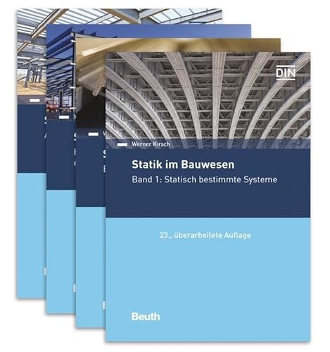 Statik im Bauwesen komplett - 4 Bände: Paket Band 1 bis 3 und Aufgabensammlung (DIN Media Praxis)
