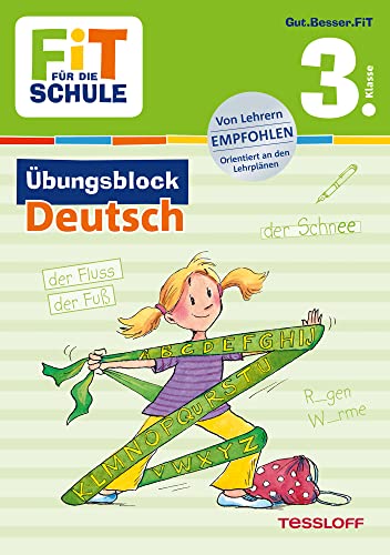 FiT FÜR DIE SCHULE: Übungsblock Deutsch 3. Klasse