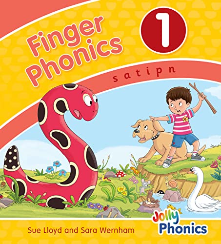 Finger Phonics Book 1: in Precursive Letters (British English edition) (Finger Phonics set of books 1–7)