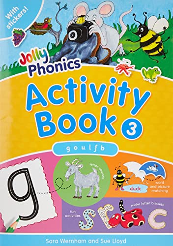Jolly Phonics Activity Book 3: in Precursive Letters (British English edition) (Jolly Phonics Activity Books, set 1-7)