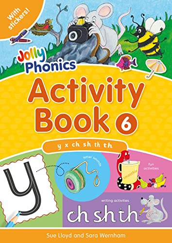 Jolly Phonics Activity Book 6: In Precursive Letters (British English edition) (Jolly Phonics Activity Books, set 1-7)