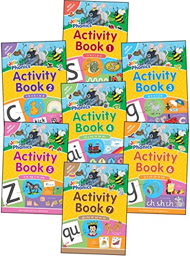 Jolly Phonics Activity Books 1-7: in Precursive Letters (British English edition) von Jolly Phonics