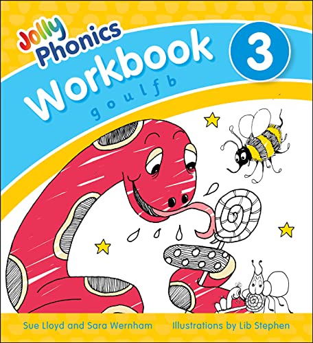 Jolly Phonics Workbook 3: in Precursive Letters (British English edition) von Jolly Phonics