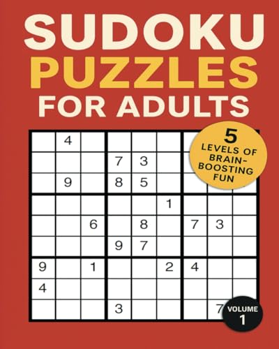 Sudoku Puzzles for Adults: 5 Levels of Brain-Boosting Fun von Independently published