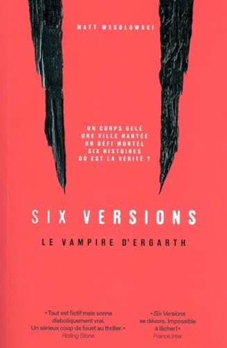 Six versions - Tome 4 Le vampire d'Ergath von ARENES