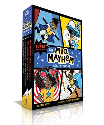 The Mia Mayhem Collection #2 (Boxed Set): Mia Mayhem Stops Time!; Mia Mayhem vs. the Mighty Robot; Mia Mayhem Gets X-Ray Specs; Mia Mayhem Steals the Show!