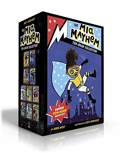 The Mia Mayhem Ten-Book Collection (Boxed Set): Mia Mayhem Is a Superhero!; Learns to Fly!; vs. the Super Bully; Breaks Down Walls; Stops Time!; vs. ... Family Field Day; and the Super Switcheroo