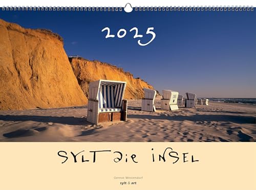 Sylt-die Insel 2025 Panoramakalender von Sylt & Art