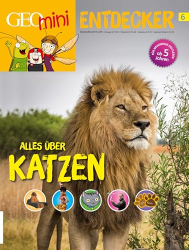 GEOlino mini Entdeckerheft 6/2017 - Alles über Katzen