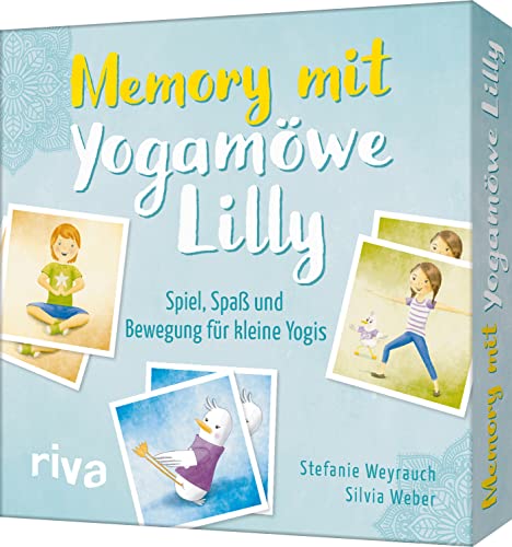 Memory mit Yogamöwe Lilly: Spiel, Spaß und Bewegung für kleine Yogis ab 3 Jahren. 60 Karten und ein Begleitbuch mit Spielvarianten