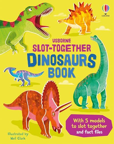 Slot-together Dinosaurs Book von Usborne GB