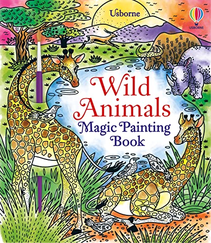 Wild Animals Magic Painting Book (Magic Painting Books)