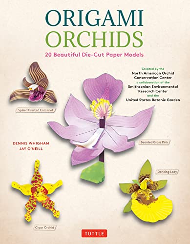 Origami Orchids Kit: 20 Beautiful Die-Cut Paper Models von Tuttle Publishing