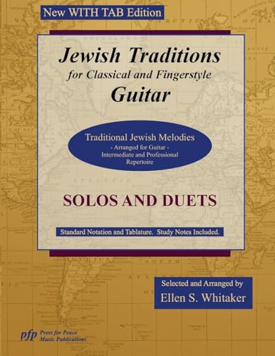 Jewish Traditions for Classical and Fingerstyle Guitar: WITH TAB Edition von Lulu
