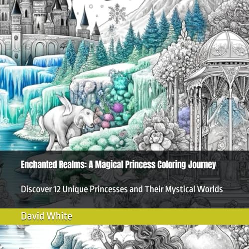 Enchanted Realms: A Magical Princess Coloring Journey: Discover 12 Unique Princesses and Their Mystical Worlds (Coloring the World) von Independently published