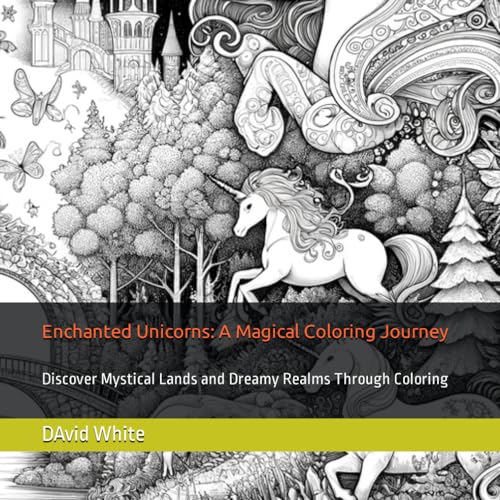 Enchanted Unicorns: A Magical Coloring Journey: Discover Mystical Lands and Dreamy Realms Through Coloring von Independently published