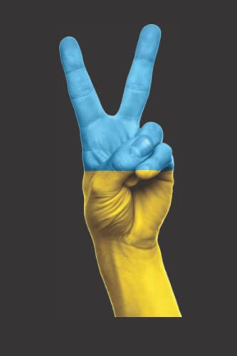Supporting Ukraine ! Hopeful Notebook with 100 Lined Pages | Hope for Peace and Love: Stand with Ukraine ! Journal with Softcover for Adults and Children von Independently published