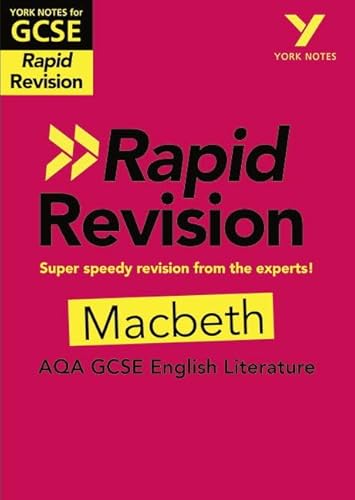 York Notes for AQA GCSE (9-1) Rapid Revision: Macbeth: - catch up, revise and be ready for 2022 and 2023 assessments and exams von Pearson ELT