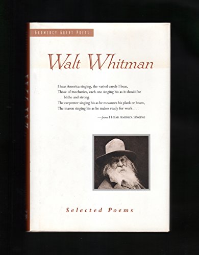 Selected Poems of Walt Whitman (Great Poets)