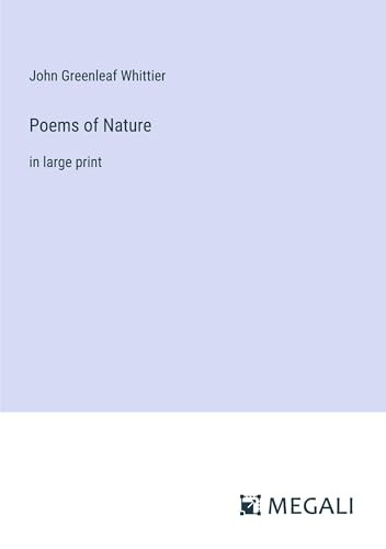 Poems of Nature: in large print von Megali Verlag
