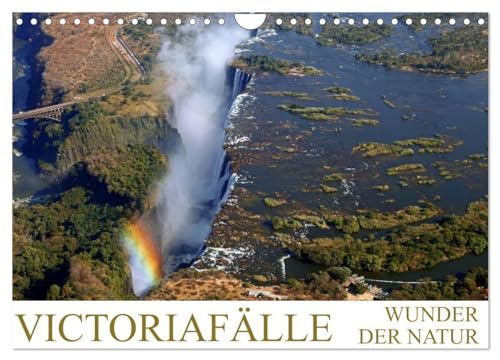 VICTORIAFÄLLE Wunder der Natur (Wandkalender 2024 DIN A4 quer), CALVENDO Monatskalender: Einmalige Schönheit dieser Erde
