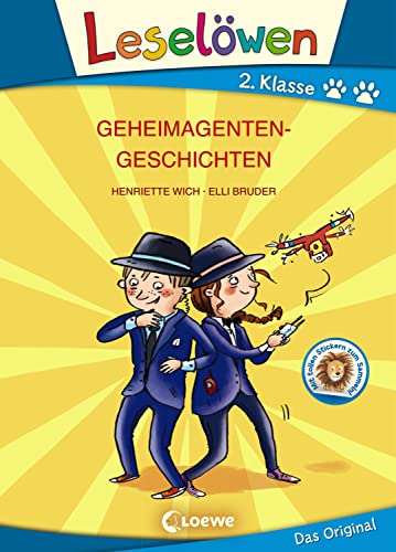 Leselöwen 2. Klasse - Geheimagentengeschichten (Großbuchstabenausgabe): Erstlesebuch für Kinder ab 7 Jahren