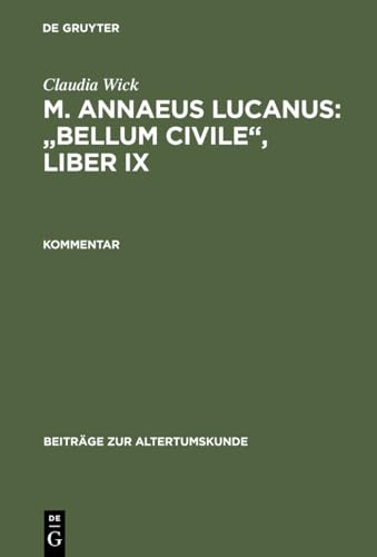 Kommentar (Beiträge zur Altertumskunde, 202, Band 202) von De Gruyter Saur