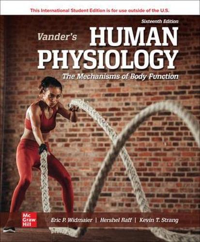 Vander's Human Physiology ISE von McGraw-Hill Education Ltd