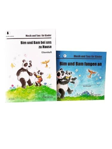 Bim und Bam - Musik und Tanz für Kinder - Familienpaket mit Kinderheft "Bim und Bam fangen an" und Elternheft - Unterrichtswerk für Eltern-Kind-Kurse, (inkl. CD)
