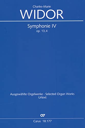 Symphonie pour Orgue No. IV, Partitur: op. 13,4