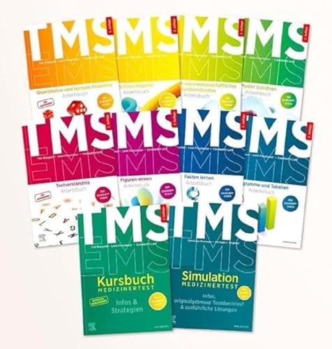 TMS & EMS Kompendium - Alle Untertests, Kursbuch und Simulation für den Medizinertest: 10 Bände (inkl. 15 Strategievideos) von Urban & Fischer Verlag/Elsevier GmbH