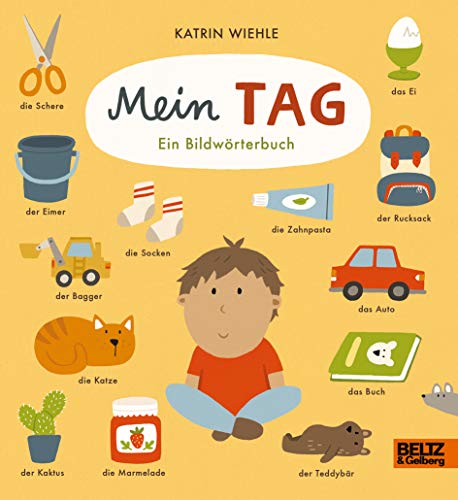 Mein Tag: Ein Bildwörterbuch. Vierfarbiges Pappbilderbuch