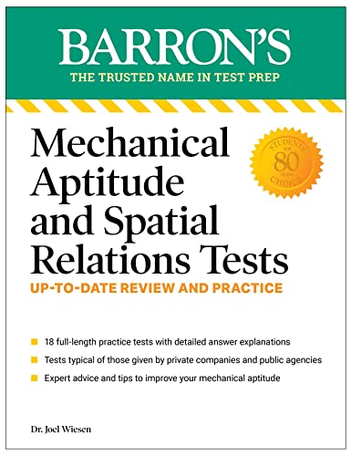 Mechanical Aptitude and Spatial Relations Tests, Fourth Edition (Barron's Test Prep) von Barrons Educational Services