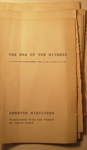 The Era of the Witness von Cornell University Press