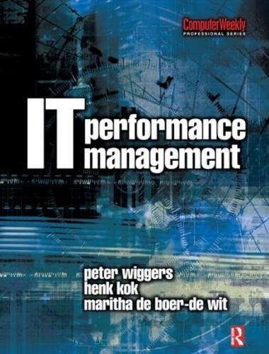 It Performance Management (Computer Weekly Professional Series)