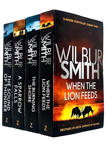The Courtney Series, 4 Books Collection Set -1 To 4 (When The Lion Feeds, The Sound Of Thunder, A Sparrow Falls, The Burning Shore)