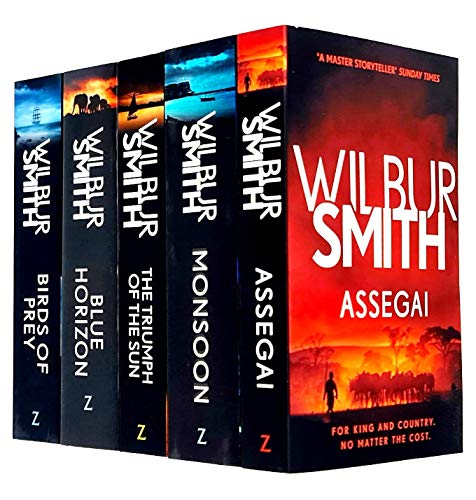 The Courtney Series, 5 Books 9 to 13 Collection set (Birds of Prey, Monsoon, Blue Horizon, The Triumph of the Sun, Assegai)