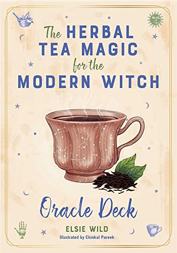 The Herbal Tea Magic for the Modern Witch Oracle Deck: A 40-Card Deck and Guidebook for Creating Tea Readings, Herbal Spells, and Magical Rituals (Tarot/Oracle Decks)