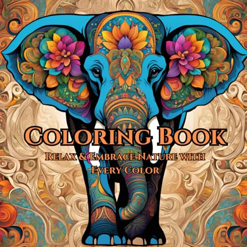 Infinite Peace: Adult Coloring Book for Stress Relieving: A Therapeutic Coloring Experience with Mandalas of Animals and Nature von Independently published