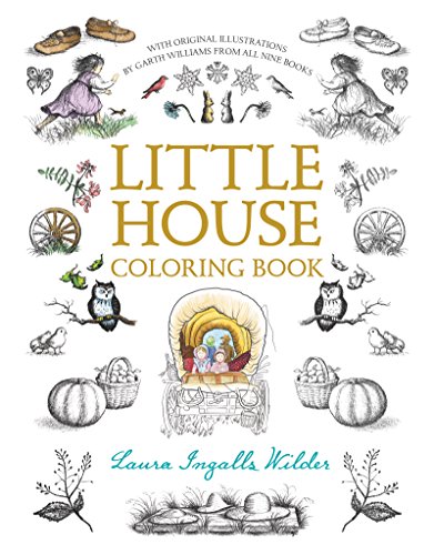 Little House Coloring Book: Coloring Book for Adults and Kids to Share (Little House Merchandise) von HarperCollins