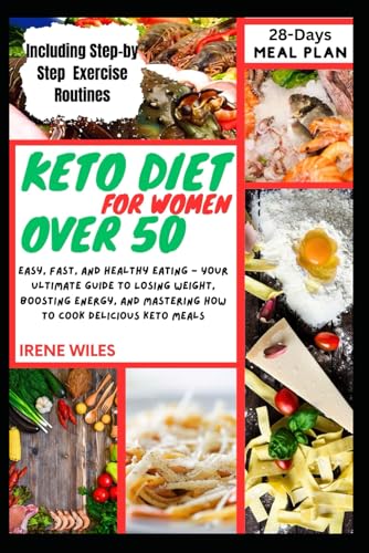 KETO DIET FOR WOMEN OVER 50: Easy, Fast, and Healthy Eating - Your Ultimate Guide to Losing Weight, Boosting Energy, and Mastering How to Cook Delicious Keto Meals